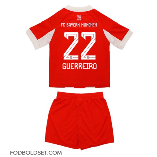 Bayern Munich Raphael Guerreiro #22 Hjemme Trøje Børn 2025-26 Kortærmet (+ Korte bukser)